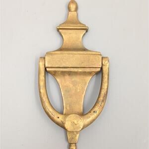 Vintage Brass Door Knocker 8"